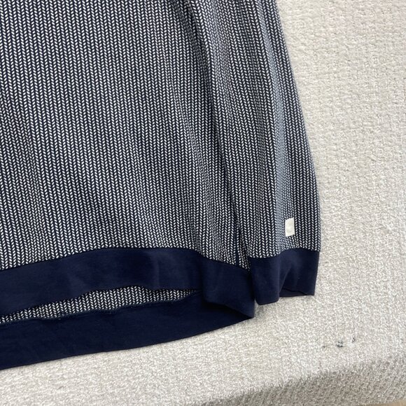 Vintage Y2K Mark Ecko Cut & Sew Pullover Sweater Men’s M Pocket Blue / White - Picture 5 of 14